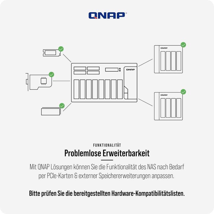 Produktbild QNAP TS-664-8G (0 TB)