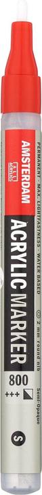Image du produit Amsterdam Marqueur acrylique S 1 pièce, gris argenté (1 x)