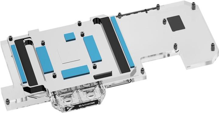 Actual product image Barrow LRC2.0 full coverage GPU Water Block for ASUS STRIX 3090/80 Aurora RGB - Acrylic