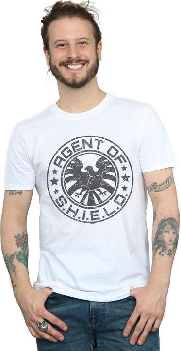 Produktbild Avengers Shield Beaten Circle TShirt (XL)