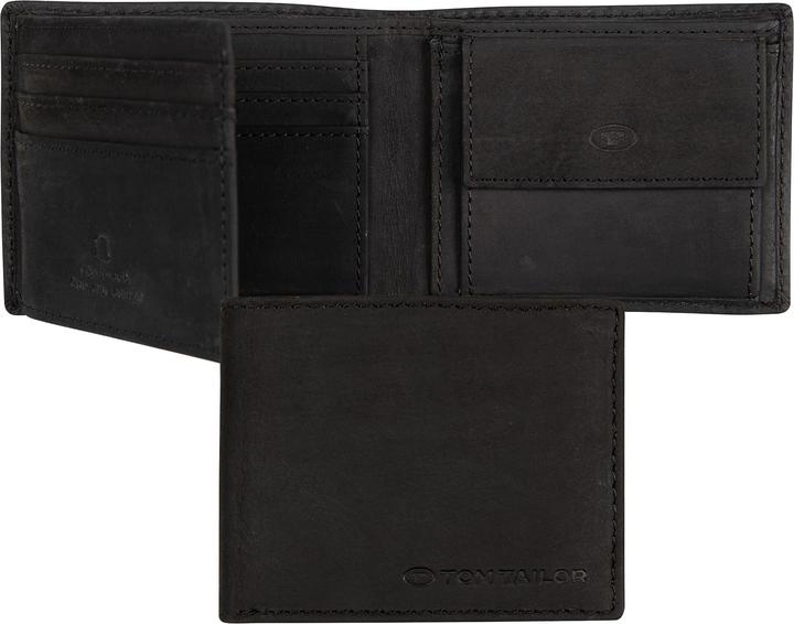 Actual product image Tom Tailor Ron wallet RFID protection leather 10 cm