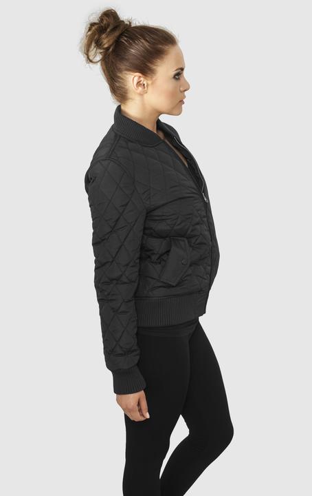 Actual product image Urban Classics Ladies Diamond Quilt Nylon Jacket (S)