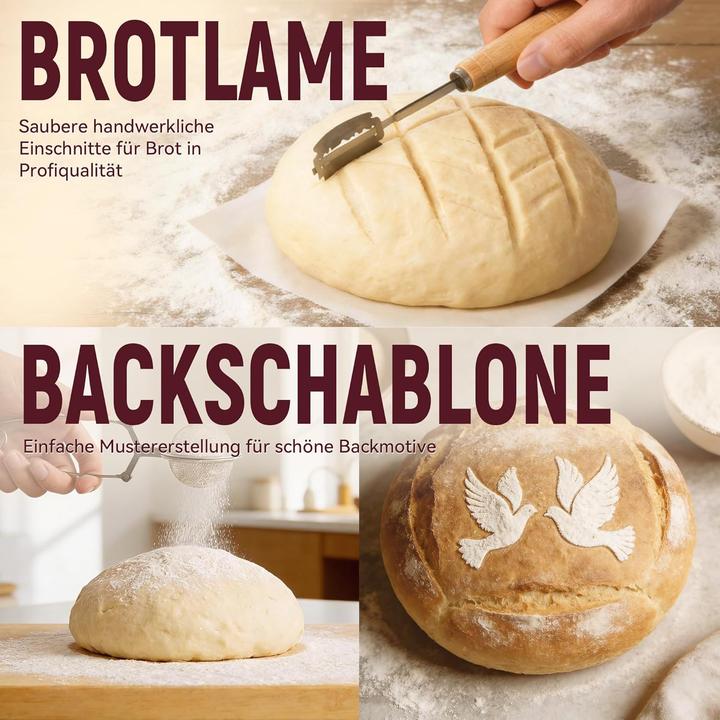 Produktbild Brotbackset mit Gärkorb und Sauerteig Starterset