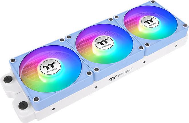 Actual product image Thermaltake TT CT140 EX ARGB Sync PC Cooling Fan 3 Pack Hydrangea Blue (140 mm, 3 x)