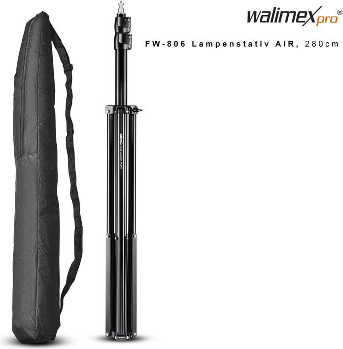 Actual product image Walimex pro pro FW-806 lamp tripod AIR (280 cm, 6 kg)