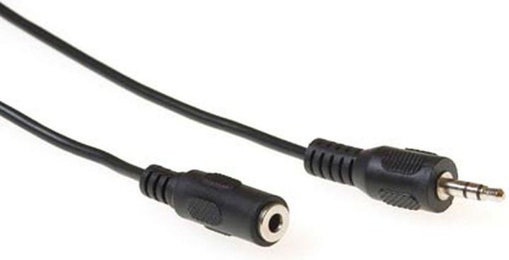 Produktbild ACT 3 meter audio connection cable 1x 3,5 mmm jack male - 1x 3.5mm stereo jack female (3 m, 3.5mm Klinke (AUX))