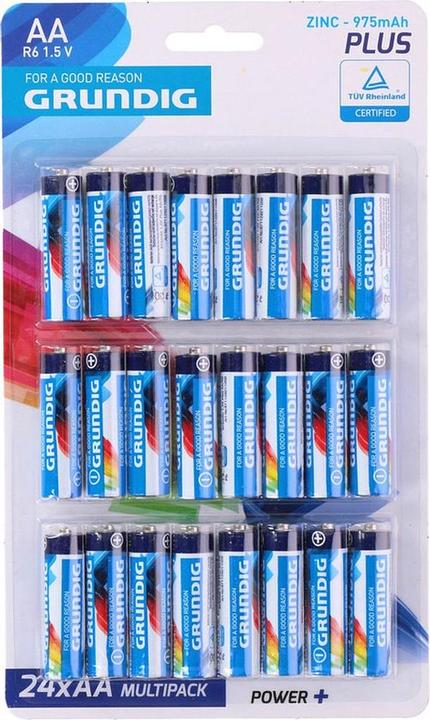 Produktbild Grundig 24er Pack Batterien R06 (24 Stk., AA, 975 mAh)