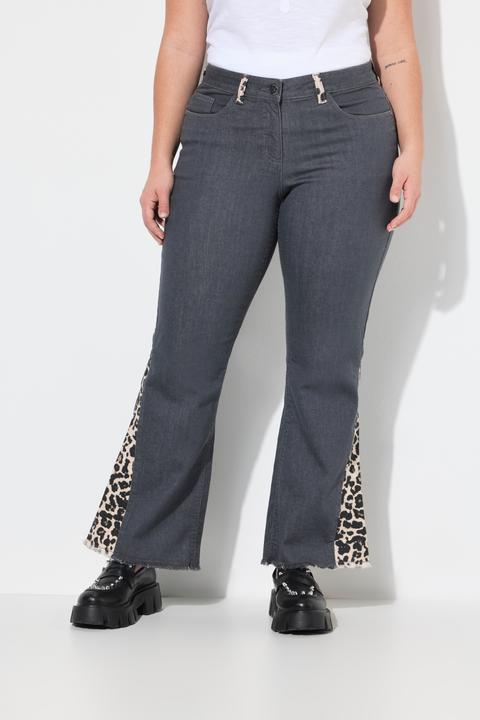 Produktbild Angel of Style Jeans, ausgestelltes Bein, Leo, Fransensaum, 5-Pocket (56)