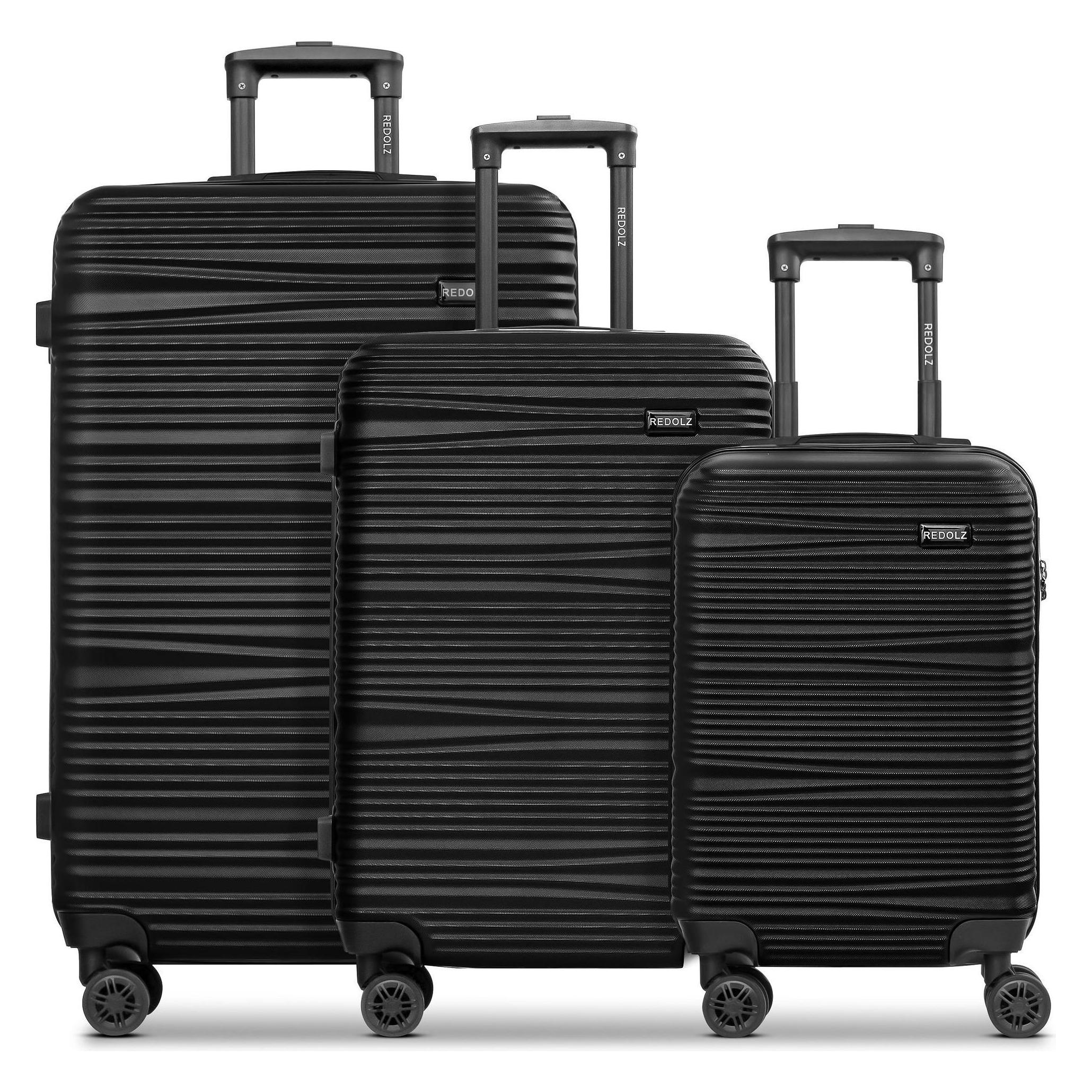 Redolz, Koffer, Essentials 16 Set, Schwarz, (198 l)