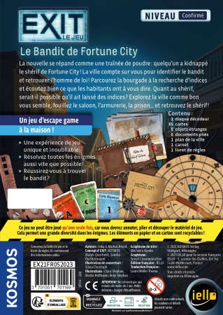 Produktbild Iello Jeu - Exit : Le Bandit de Fortune City (Confirmé)