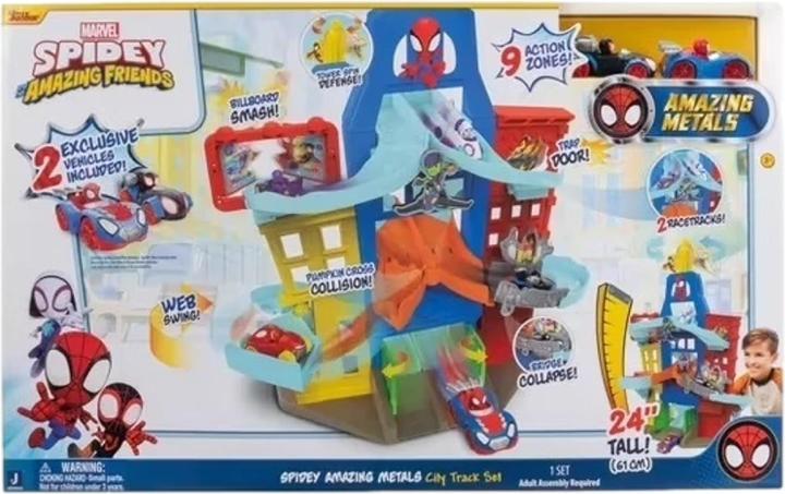 Image du produit Jazwares Spidey métal City Track Set