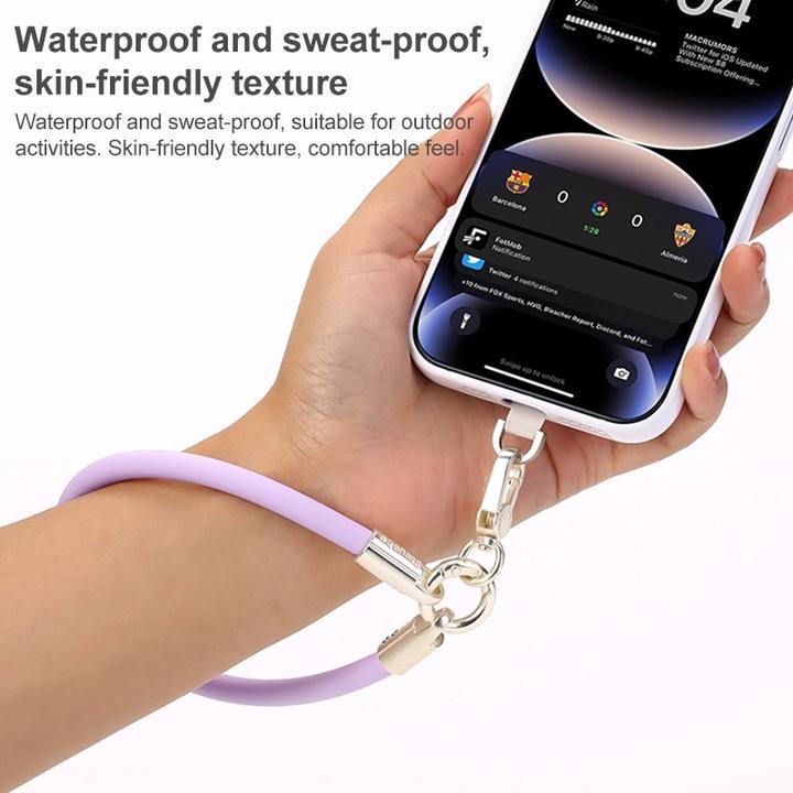 Actual product image - PL-II Premium Silikon-Handgelenkband Schwarz