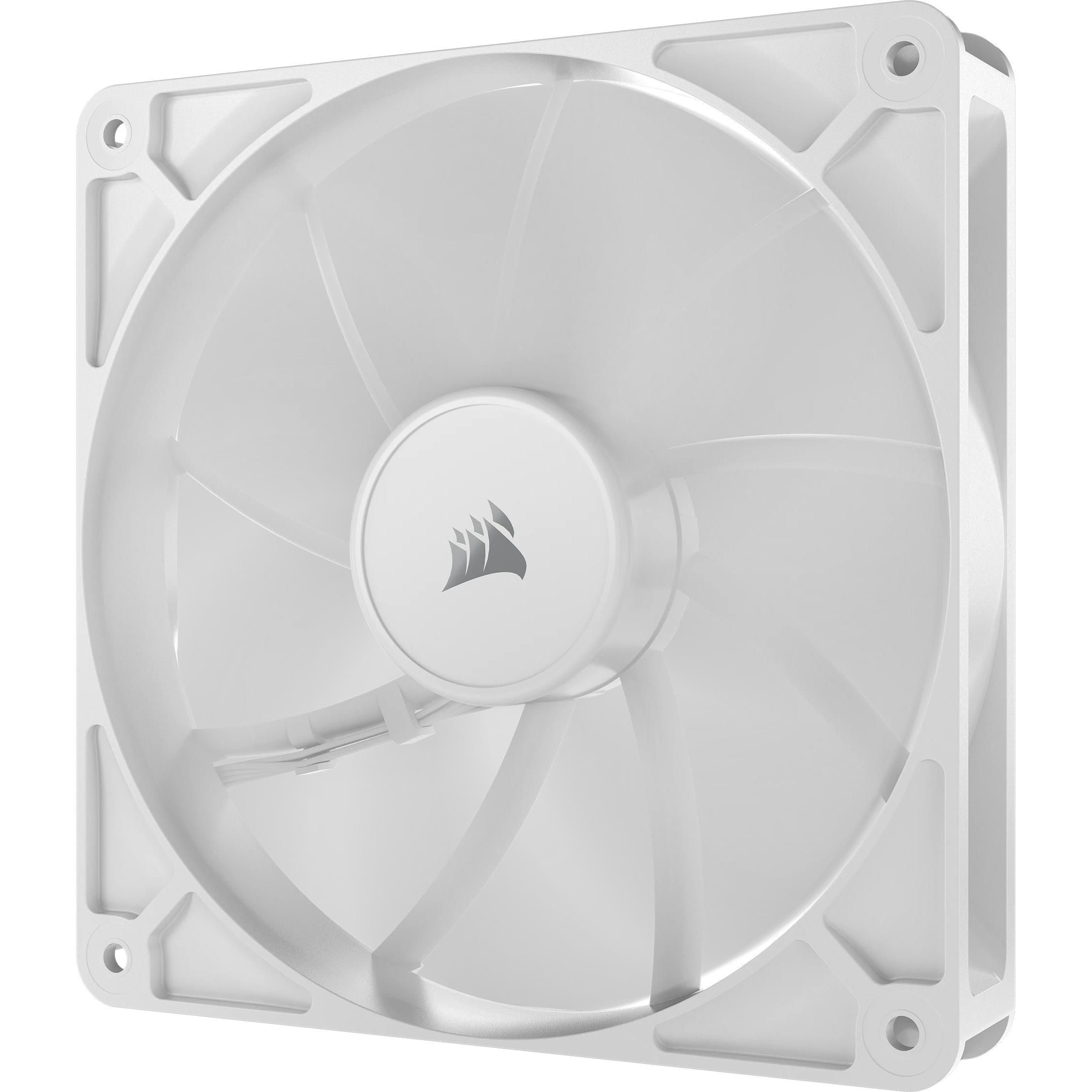 Corsair RS140 White, 140mm Fan, Single Pack (140 mm, 1 x), PC Lüfter, Weiss
