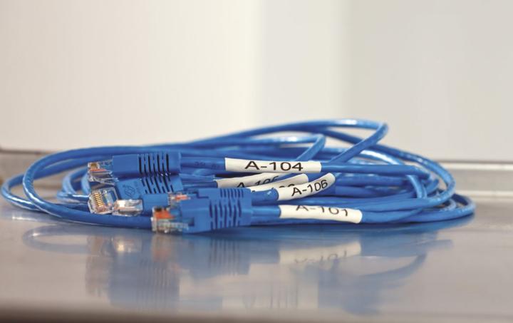 Produktbild Dymo Rhino Heissschrumpfschlauch (0.60 cm, Weiss)