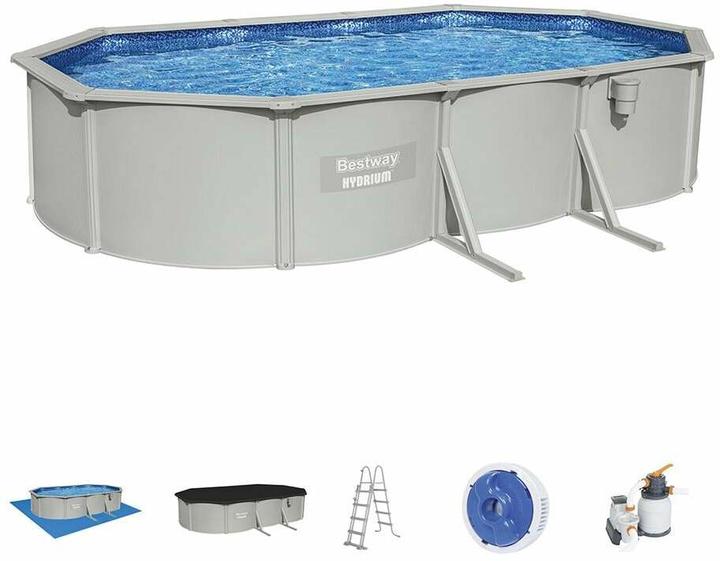 Actual product image Bestway Pool Hydrium Komplett-Set 610 x 366 x 122 cm (610 x 366 x 122 cm)