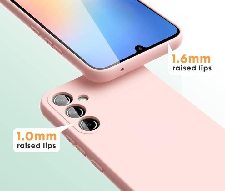 Actual product image Screenguard Samsung Galaxy A34 5G Liquid Silicone Case Cover (Samsung Galaxy A34 5G)