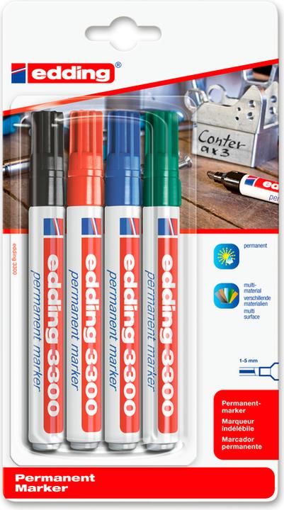 Immagine prodotto Edding Marcatore permanente 3300 (4 x)