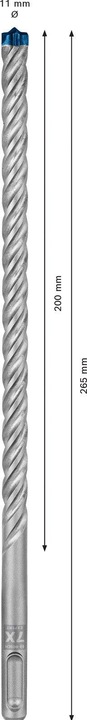 Produktbild Bosch Professional Zubehör EXPERT SDS plus-7X Hammerbohrer, 11 x 200 x 265 mm (11 Millimeter)