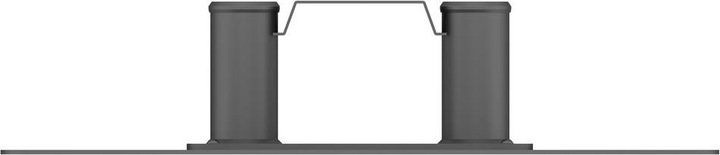 Actual product image Multibrackets Base plate fixed to floor stand, black, metal