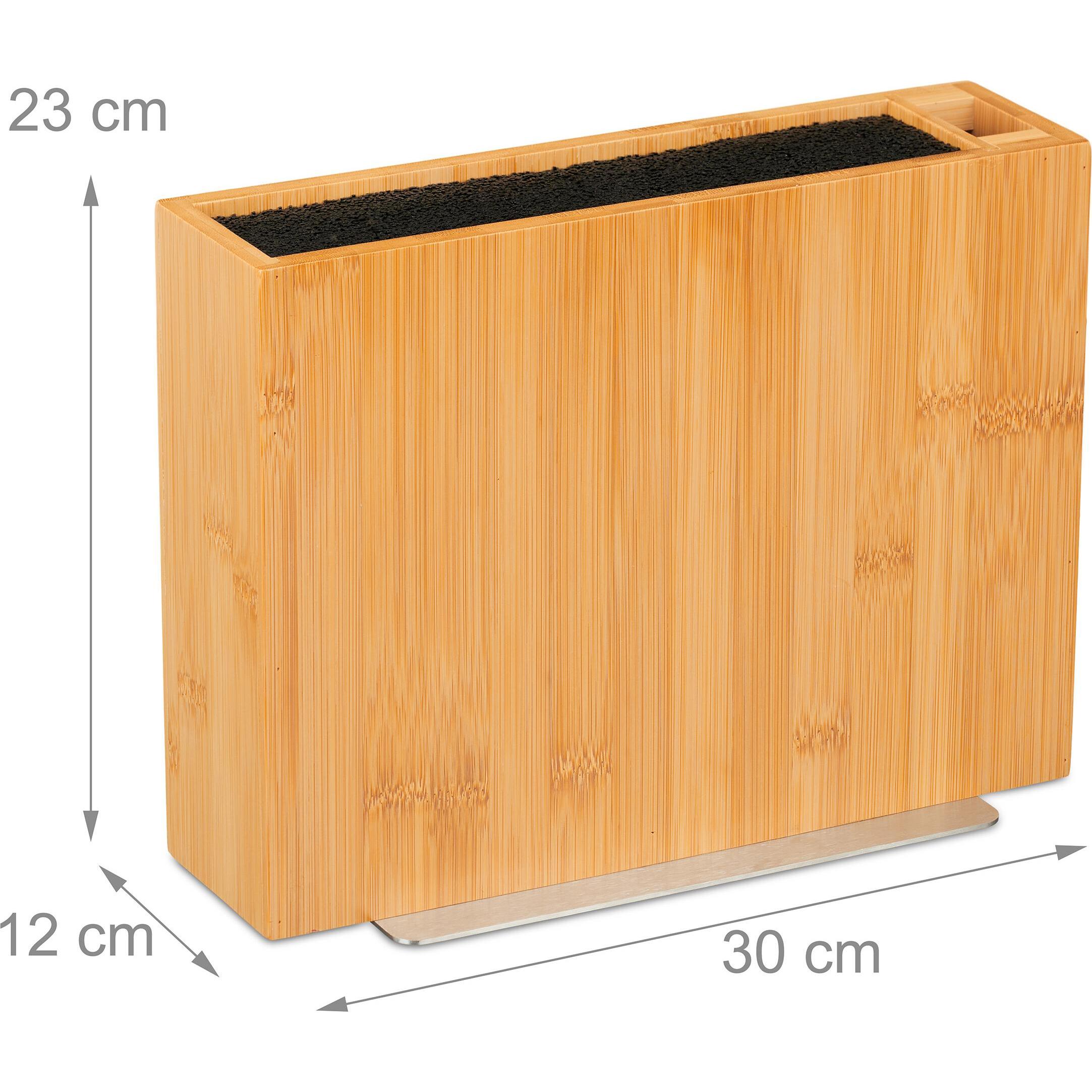 Thumbnail - Relaxdays Messerblock, Messerblock, Braun