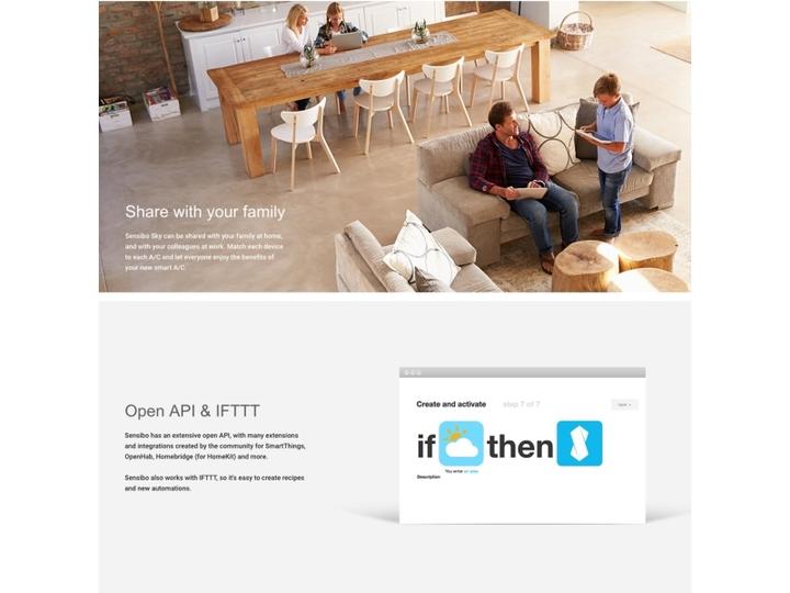 Image du produit Sensibo Télécommande pour le système de climatisation Sky