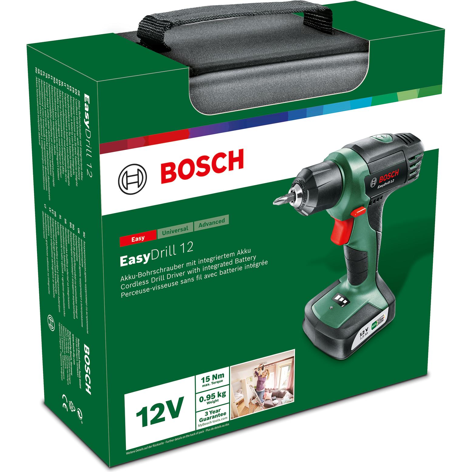 Thumbnail - Bosch Home & Garden, Bohrmaschine + Akkuschrauber, EasyDrill 12 (Akkubetrieb)