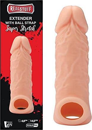 Image du produit RealStuff 21689 Extender With Ball Strap 5.5 Prolunga Fallica Per Il Pene In Silicone Color Carne 14