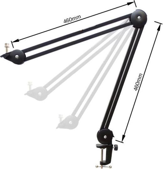 Produktbild RØDE Mikrofon NT1 Signature Orange mit Gelenkarm Schwarz