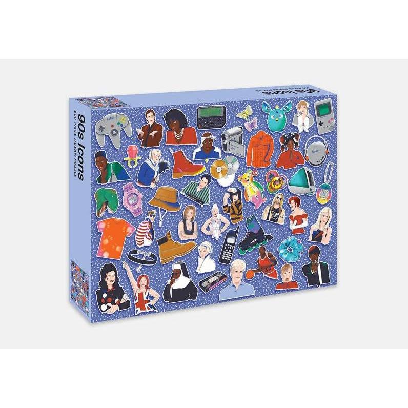 Thumbnail - Abrams & Chronicle 90s Icons: 500 piece jigsaw puzzle (500 Teile)