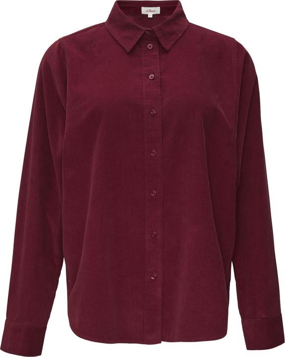 Immagine prodotto s.Oliver Bluse Cordbluse im Relaxed Fit mit Naht-Details (46)