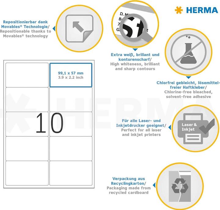 Immagine prodotto HERMA Etiketten