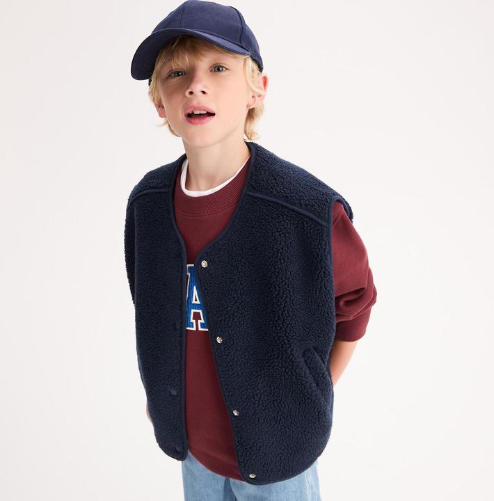 Actual product image La Redoute Collections Weste aus Fell-Imitat (110)