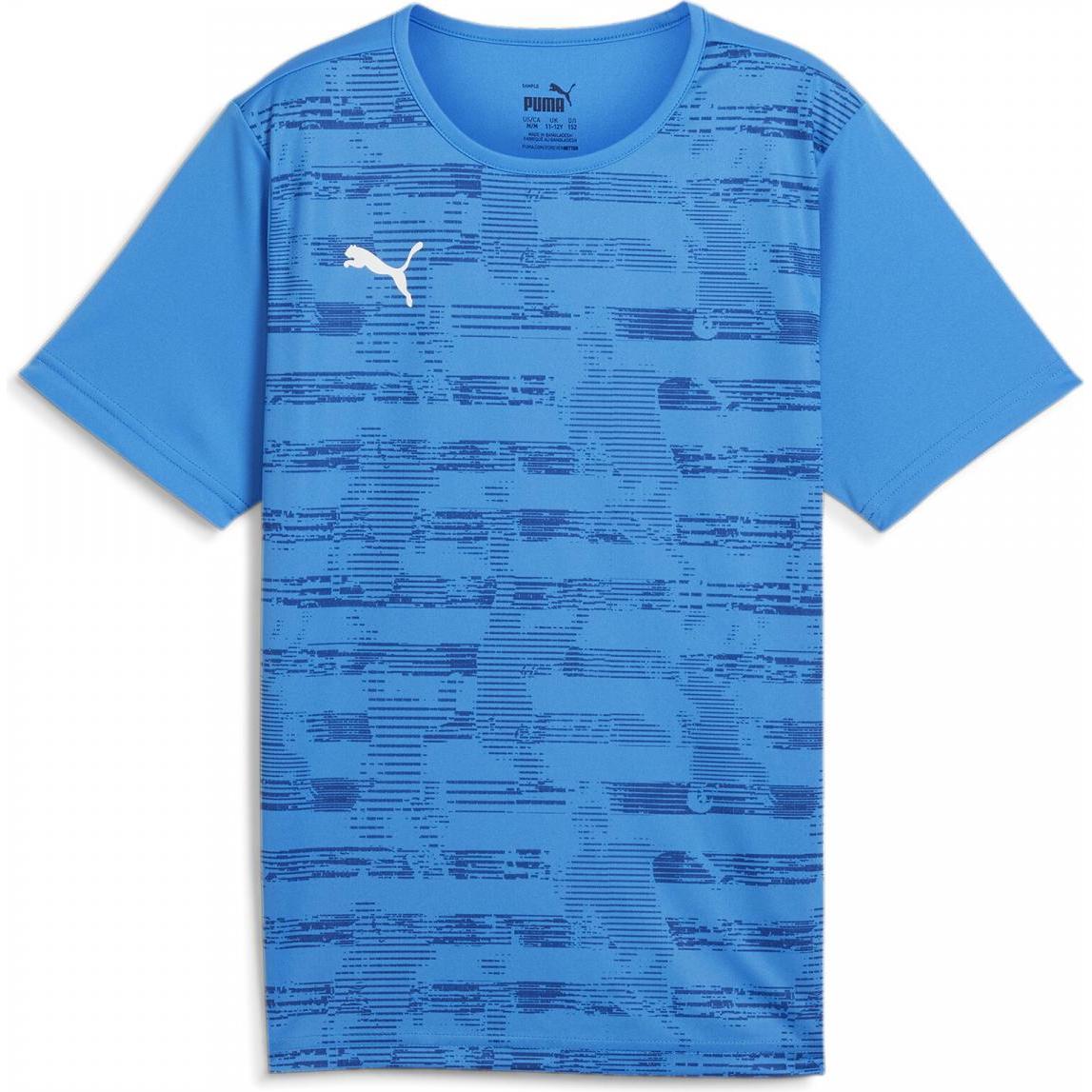Puma, Jungen, Sportshirt, individualRISE Graphic Jersey Jr (176), Orange, 176