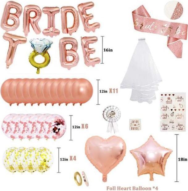 Actual product image MU Style Balloon Set Wedding Party (32 pcs.)