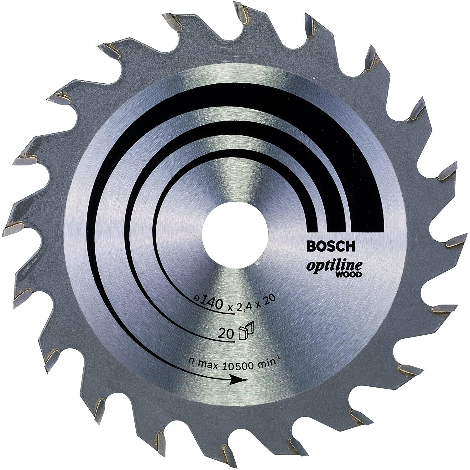 Bosch Professional Zubehör, Sägeblatt, PRO Wood Kreissägeblatt, 140 x 2.4 x 20 mm