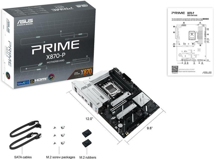 Produktbild ASUS PRIME X870-P (AM5, AMD X870, ATX)
