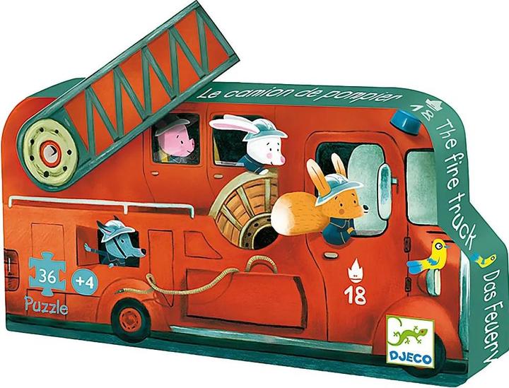 Image du produit Djeco Les pompiers 16 pièces (16 pièces)