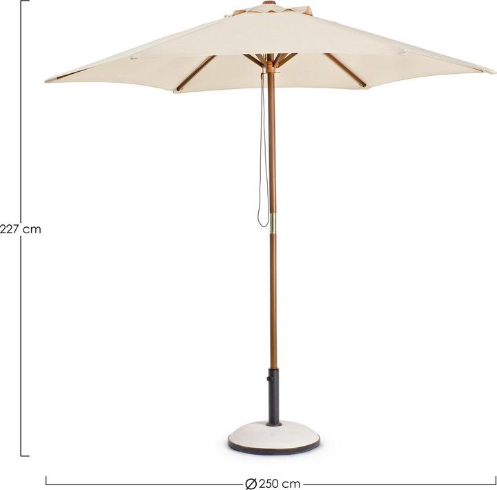 Bizzotto Sonnenschirm Syros 2,5m