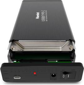 Immagine prodotto Hamlet Custodia esterna USB 3.0 per dischi rigidi SATA 3.5 Velocità di trasferimento fino a 5Gbps (3.5")