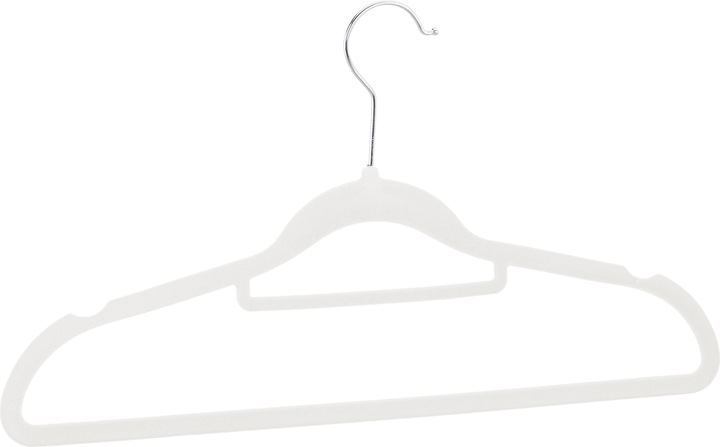 Actual product image Relaxdays Velvet Clothes Hanger Set (50 x)