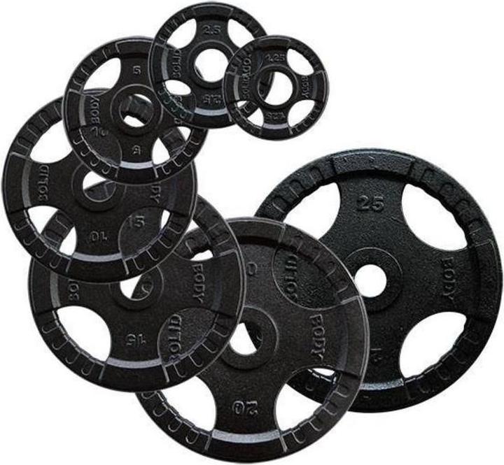 Image du produit Body-Solid Olympia Hantelscheibe 4D gummiert 5