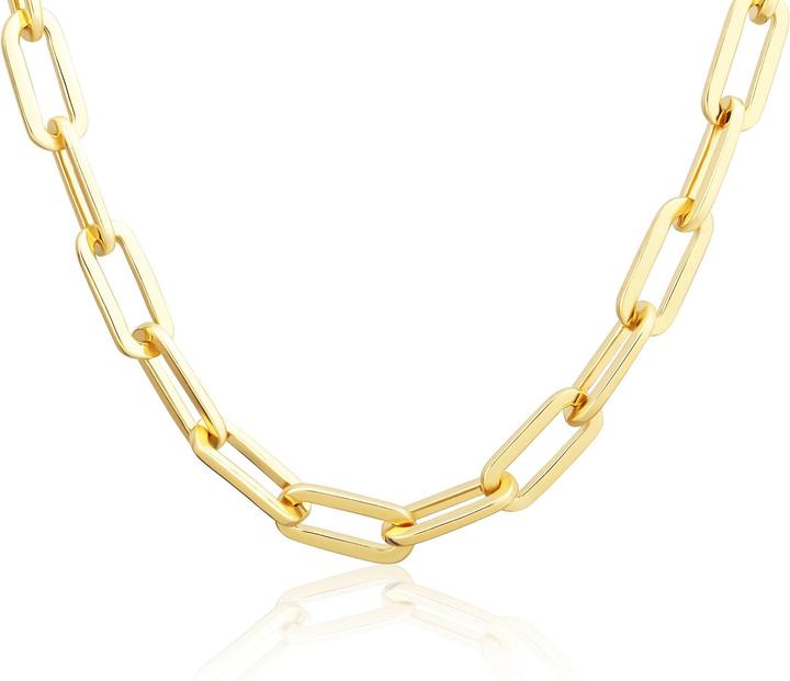 Produktbild JVD Solid Gold Plated Necklace SVLN0583SJ4GO45