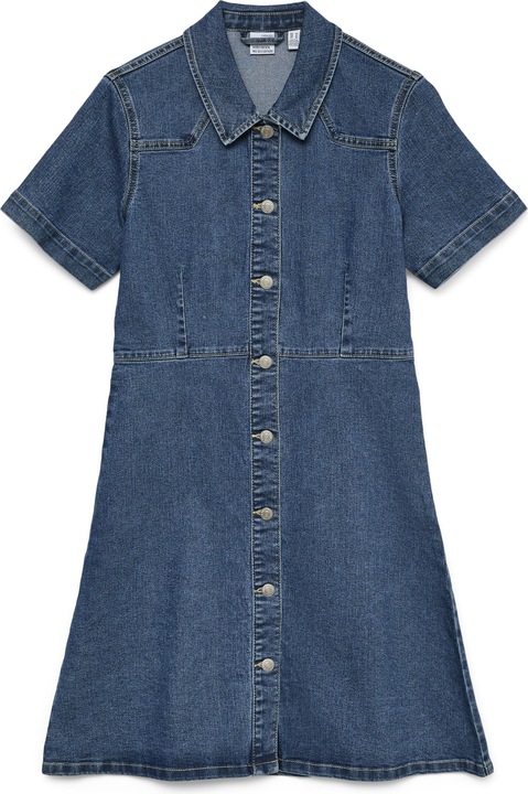 Immagine prodotto Vero Moda VMAMANDA Kurzes Kleid Jeanskleid (XL)