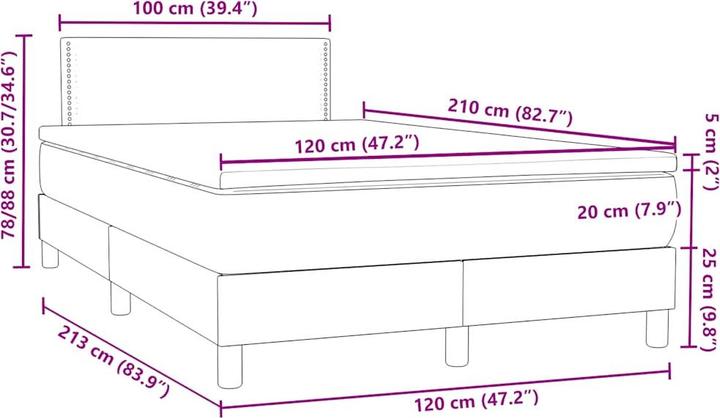 Image du produit vidaXL Marjeta (120 x 210 cm)