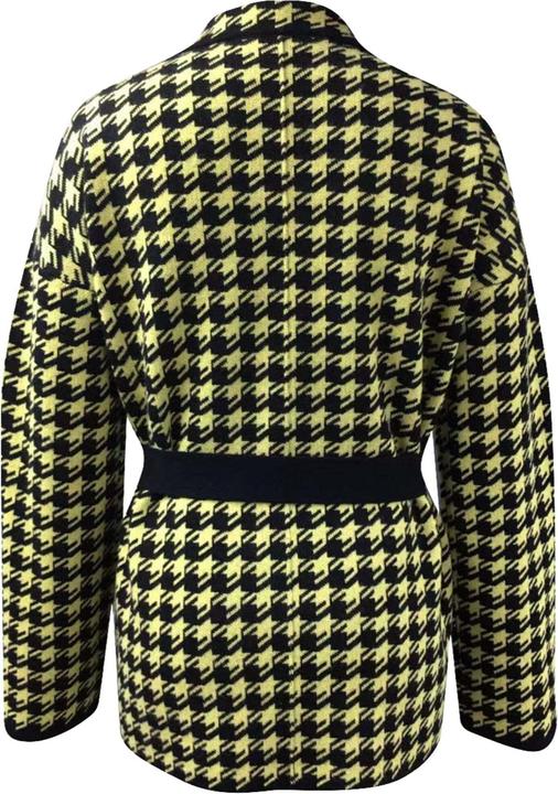 Produktbild Bellemere Cardigan Two-Tone Cashmere-Merino Houndstooth (L)