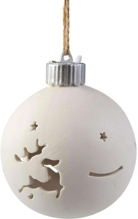 Image du produit Cocon LED-Kugel Rentier, Keramik, Ø 10 cm
