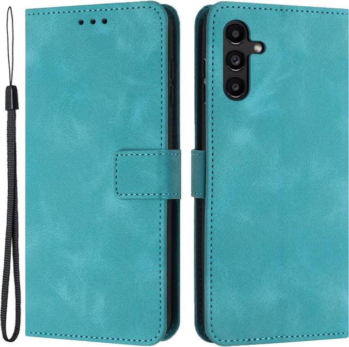 Actual product image Cover-Discount Galaxy A55 - Suede look case in vintage design (Samsung Galaxy A55)