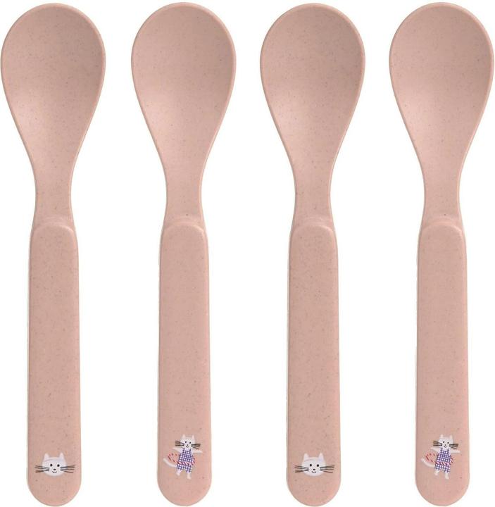 Produktbild Lässig Kinderlöffel Tiny Team Cat 4 Stück, Braun