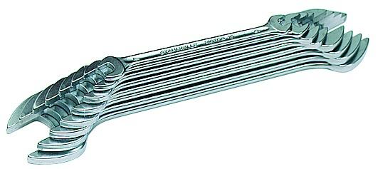 Actual product image Stahlwille Double open-ended spanner set | 10/8