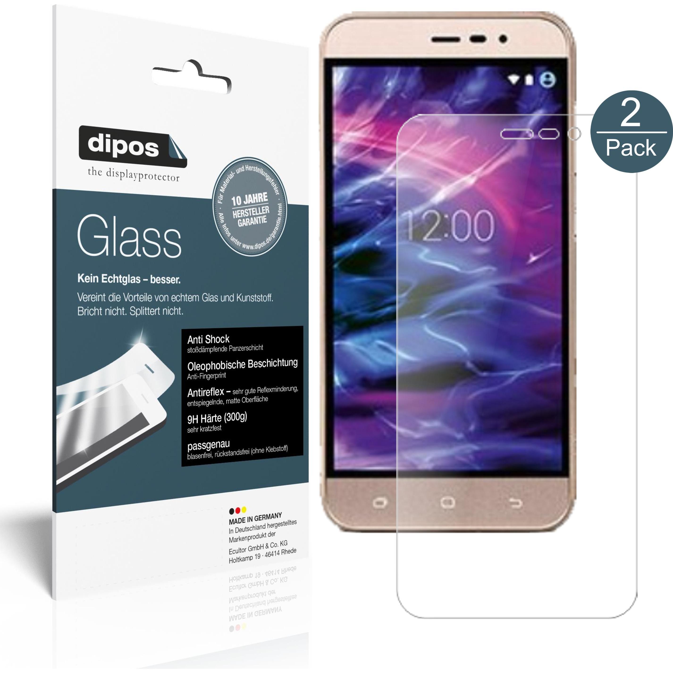 Thumbnail - Dipos Displayschutz Anti-Shock (1 Stück, Medion Life P5006), Smartphone Schutzfolie, Transparent
